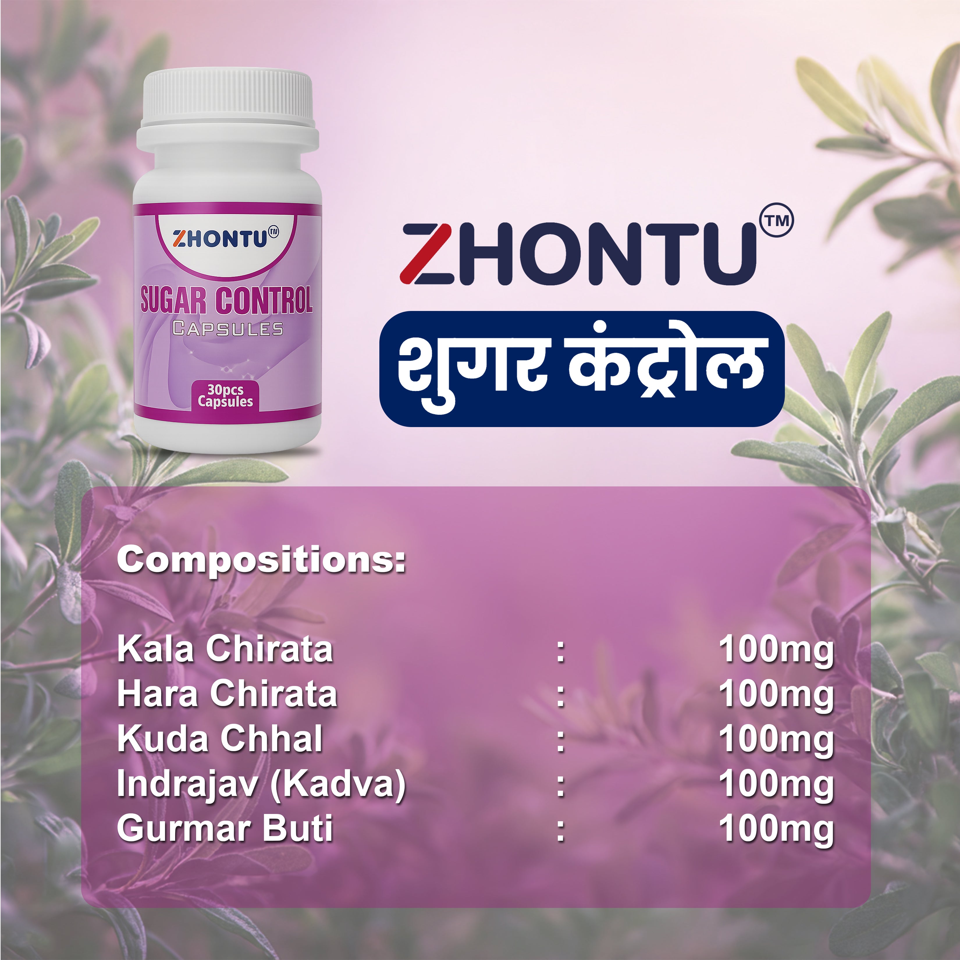 ZHONTU Sugar Control Capsule